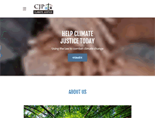 Tablet Screenshot of climatejustice.org.au